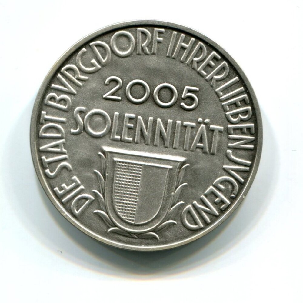2005 Germany Stadt Burgdorf Commemorative Medal (b735-125)